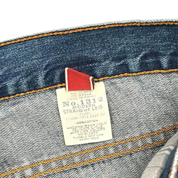 John B. Stetson 1312 Modern Straight Leg Jeans Western Rodeo Size 30x32 - Picture 7 of 10